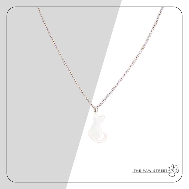 Cat Solid pendant Necklace