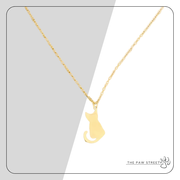 Cat Solid pendant Necklace